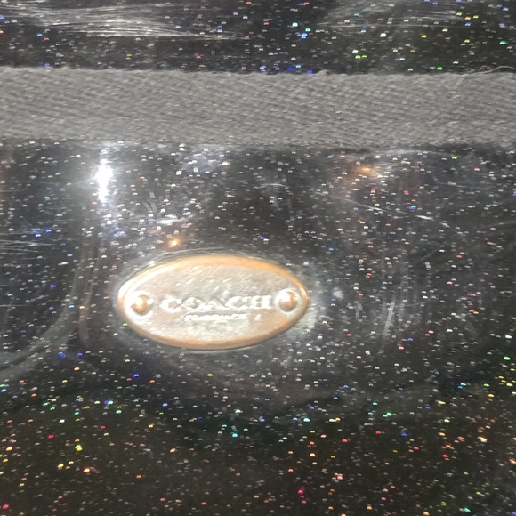 Coach Shimmering Black Tote Bag - Picture 14 of 14